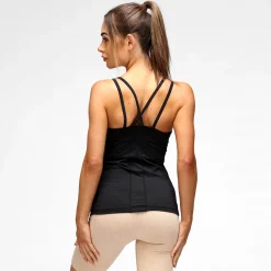 Strappy Black Vest