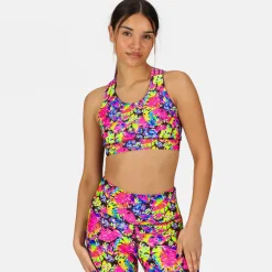 Summer Palm Cross Back Bra