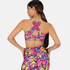 Summer Palm Cross Back Bra