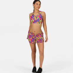 Summer Palm Loose Fit Workout Shorts