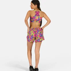 Summer Palm Loose Fit Workout Shorts