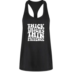Thick Thighs Mesh Racerback Vest