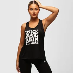 Thick Thighs Mesh Racerback Vest
