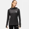 TKB Black Slate Cowl Neck Hoodie