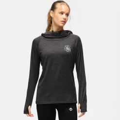 TKB Black Slate Cowl Neck Hoodie