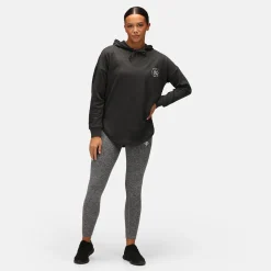 TKB Charcoal Curved Hem Hoodie