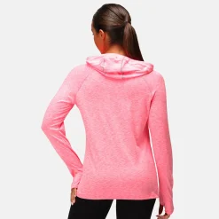 TKB Electric Pink Cowl Neck Hoodie