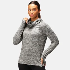 TKB Grey Cowl Neck Hoodie