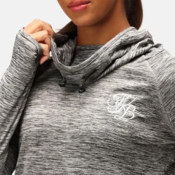 TKB Grey Cowl Neck Hoodie