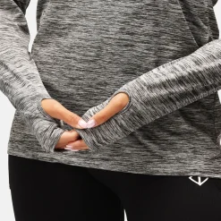 TKB Grey Cowl Neck Hoodie