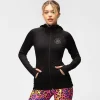 TKB Ladies Jet Black Zipped Hoodie