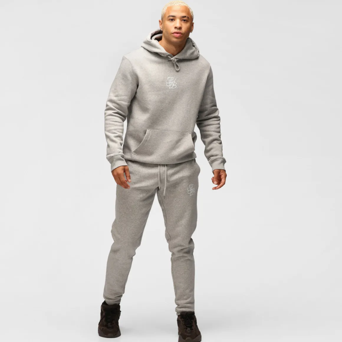 TKB Man Grey Organic Hoodie