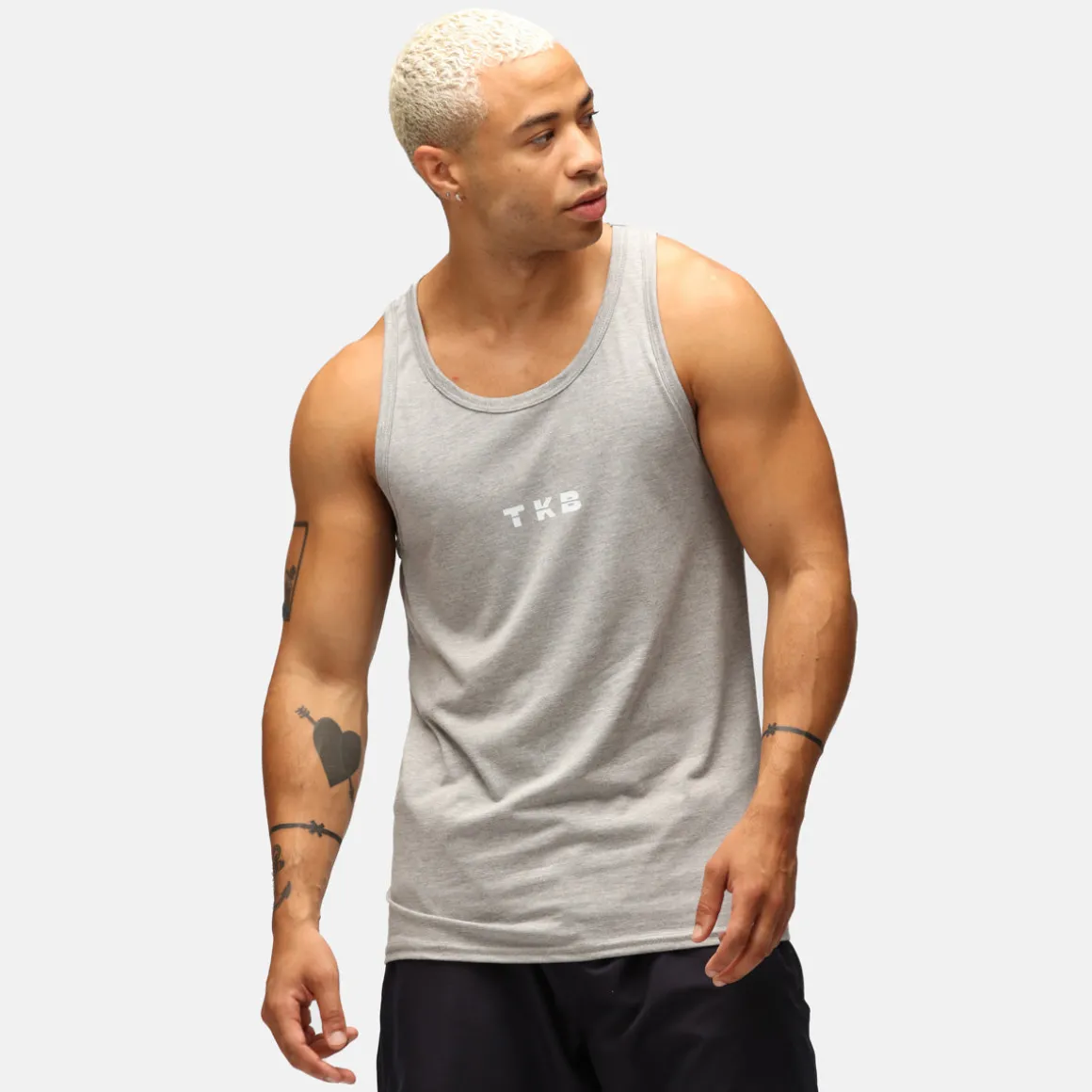 TKB Man Grey Tri Blend Vest