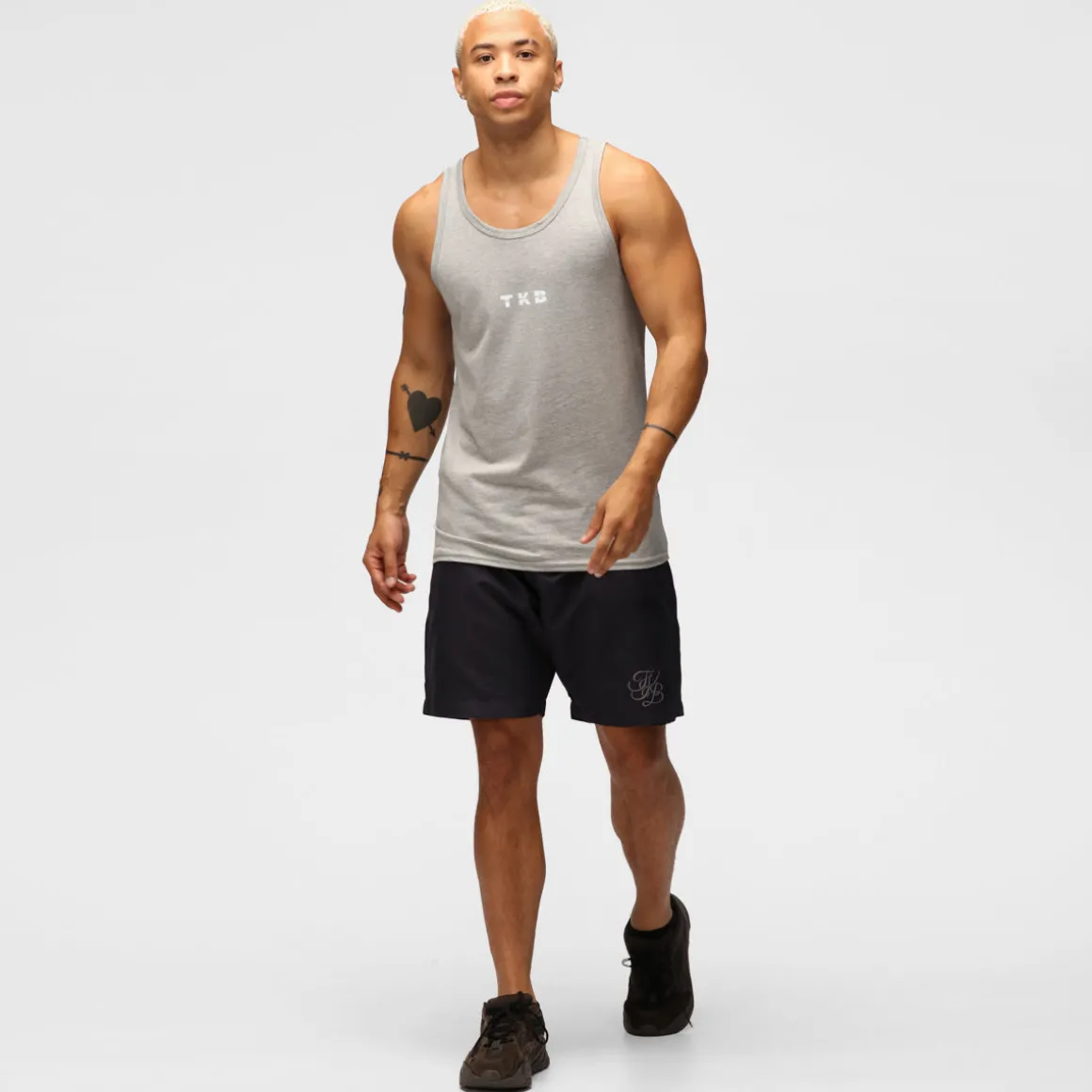 TKB Man Grey Tri Blend Vest