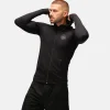 TKB Man Jet Black Zipped Hoodie