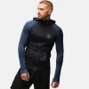 TKB Man Navy Melange Zipped Hoodie
