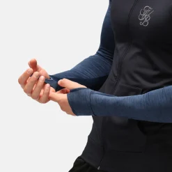 TKB Man Navy Melange Zipped Hoodie