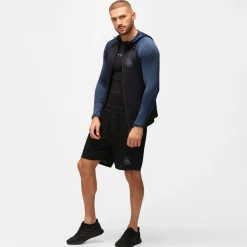 TKB Man Navy Melange Zipped Hoodie