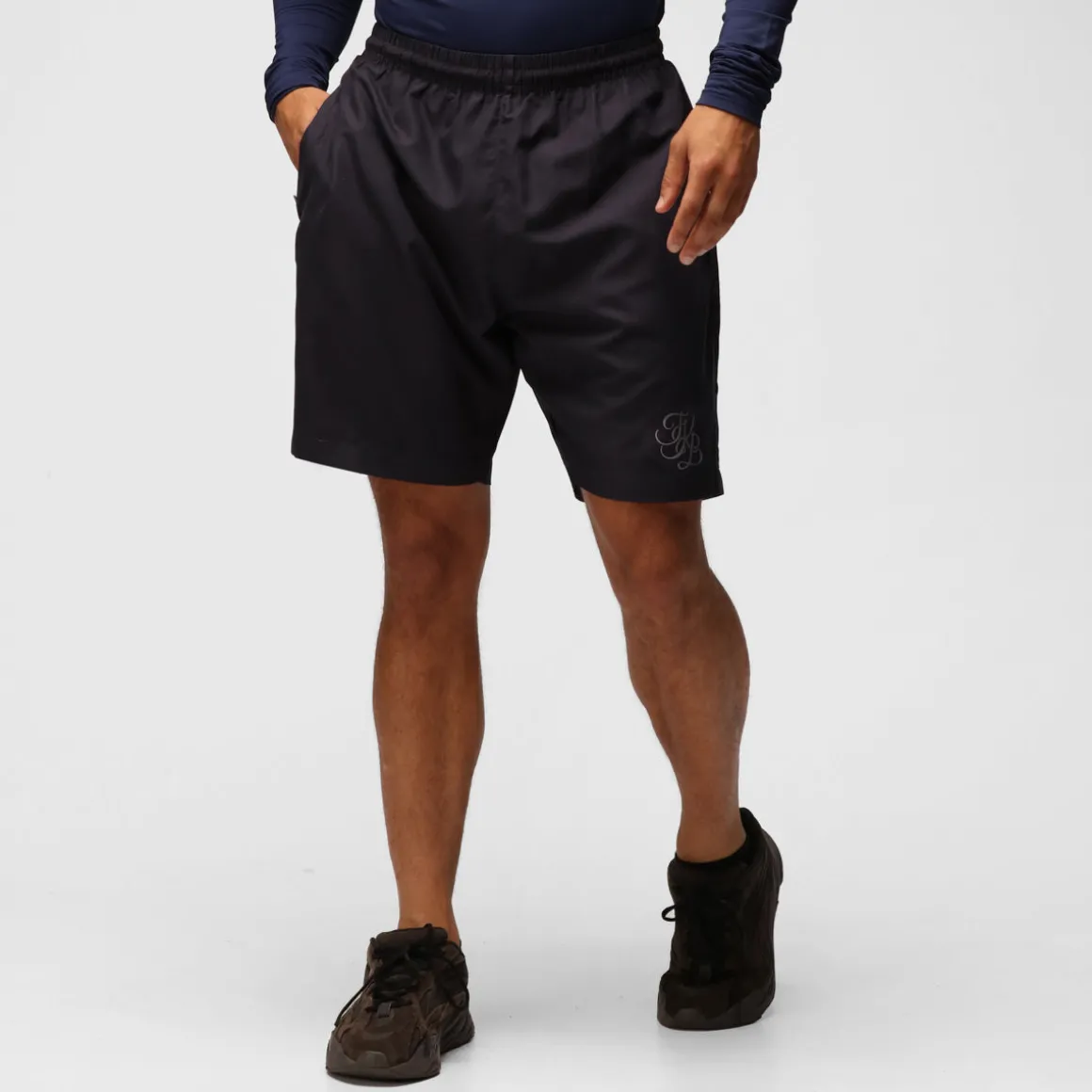 TKB Man Navy Microfibre Shorts