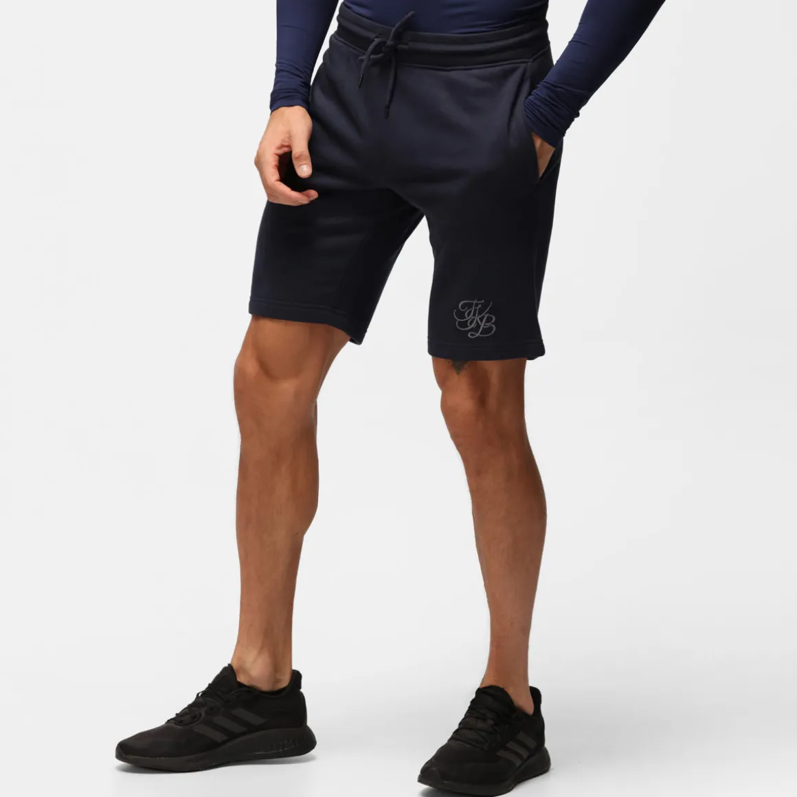 TKB Man Navy Organic Sweat Shorts