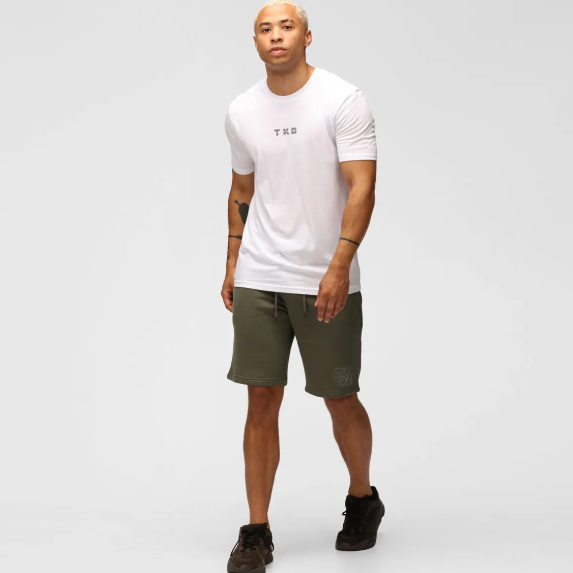 TKB Man White Tri Blend T-Shirt