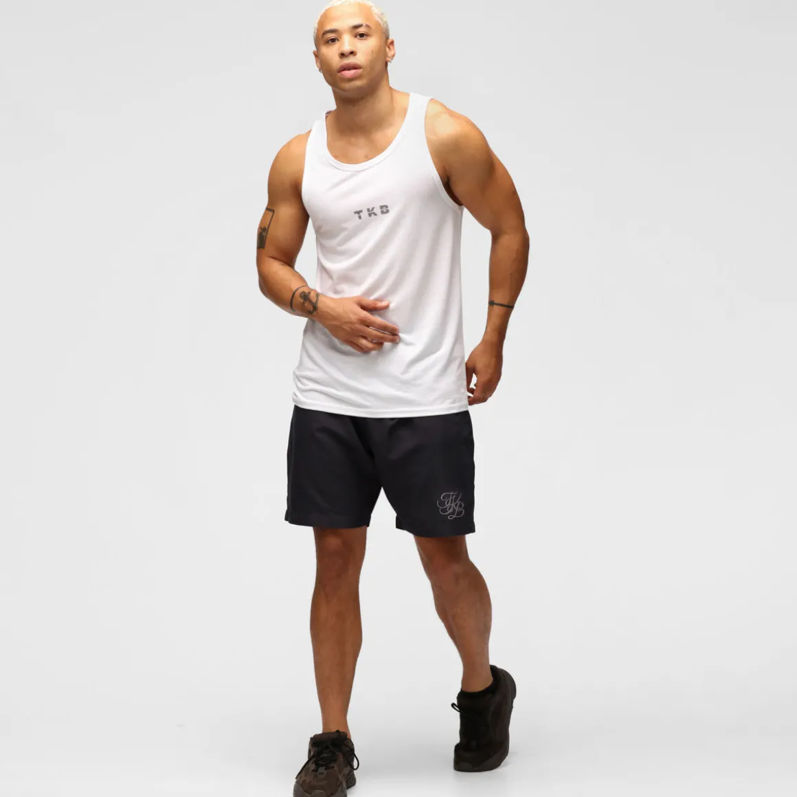 TKB Man White Tri Blend Vest