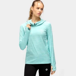 TKB Ocean Blue Cowl Neck Hoodie