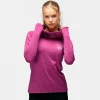 TKB Raspberry Cowl Neck Hoodie