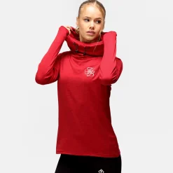 TKB Red Cowl Neck Hoodie