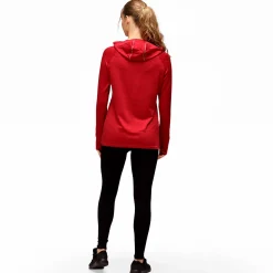 TKB Red Cowl Neck Hoodie