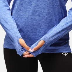 TKB Sky Blue Cowl Neck Hoodie