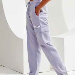 TKB Unisex Lilac Cargo Recycled Joggers