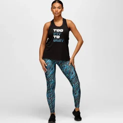 Too Fit To Quit Mesh Racerback Vest