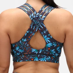 Winter Berries  Cross Back Bra