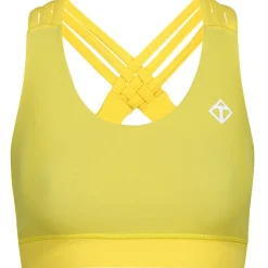 Yellow Cross Back Bra