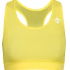 Yellow Racer Back Bra