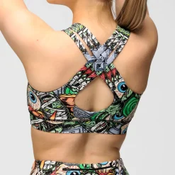 Zombie Mummies Cross Back Bra Halloween